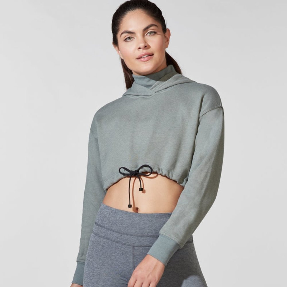 Koral x Barry's Bootcamp Crop Hoodie